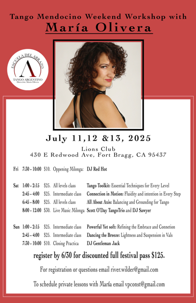 Maria Olivera Workshops
